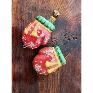 Pair of‎ Radko Christmas Mittens